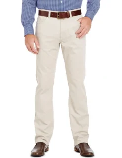 Stretch Bedford Cord Trouser Beige