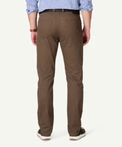 Stretch Bedford Cord Pants - Bison -Urban Edge Clothing Sales 3 48384