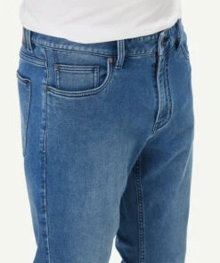 Merricks Knit Modern Fit Jeans - Washed Indigo -Urban Edge Clothing Sales 4 45684