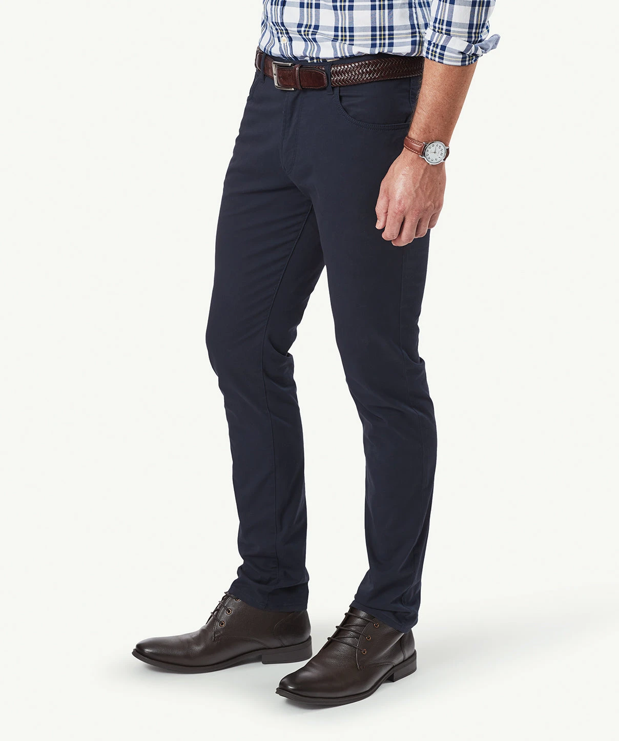 Modern Stretch 5 Pocket Pants - Navy 5 Modern Stretch 5 Pocket Pants - Navy - Image 5