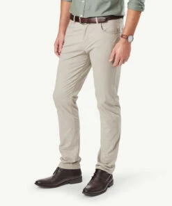 Modern Stretch 5 Pocket Pants - Limestone -Urban Edge Clothing Sales 6 43072