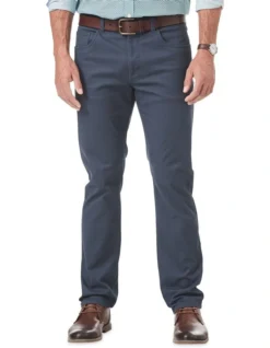 Stretch Bedford Cord Trouser Indigo