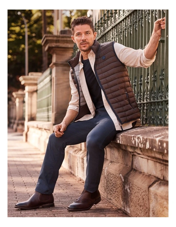 Stretch Bedford Cord Trouser Indigo 2 Stretch Bedford Cord Trouser Indigo - Image 2