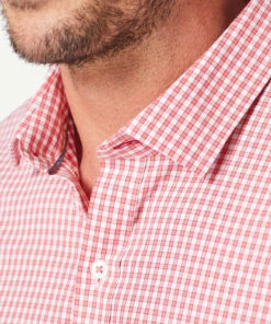 Tailored Easy Care Check Long Sleeve Shirt - RED 13 Tailored Easy Care Check Long Sleeve Shirt - RED -Urban Edge Clothing Sales 7 aeb31041 4043 4af7 8e5d 6ae1f33722e3
