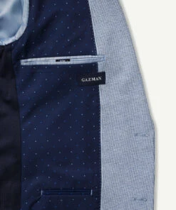 Performance Houndstooth Sports Jacket - Blue -Urban Edge Clothing Sales 8 48801