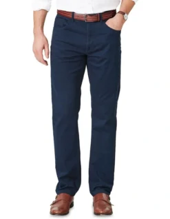 Stretch Bedford Cord Trouser Navy