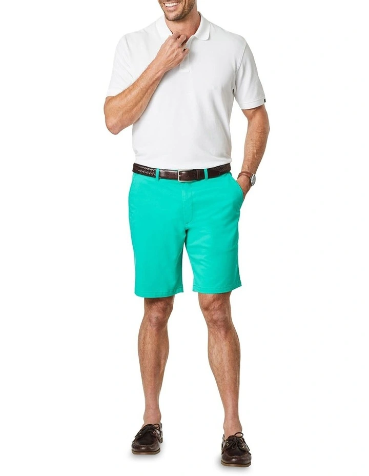 Comfort Twill Short Green 3 Comfort Twill Short Green - Image 3