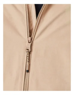 Soft Touch Harrington Bomber Jacket Tan -Urban Edge Clothing Sales 847842220 5 720x928