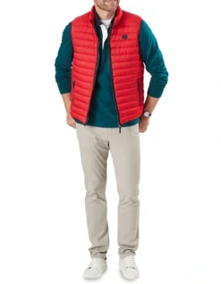 Lightweight Puffer Vest Molten Lava -Urban Edge Clothing Sales 886906540 3 720x928