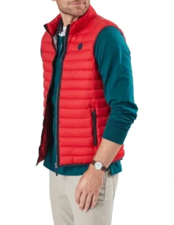 Lightweight Puffer Vest Molten Lava -Urban Edge Clothing Sales 886906540 4 720x928