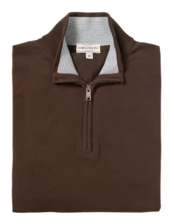 High Flex Half Zip Knit Chocolate -Urban Edge Clothing Sales 891298450 5 720x928