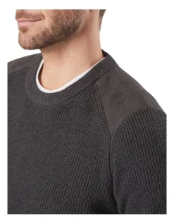 Chunky Fishermans Crew Charcoal -Urban Edge Clothing Sales 891298720 3 720x928