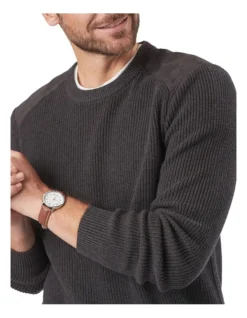 Chunky Fishermans Crew Charcoal -Urban Edge Clothing Sales 891298720 4 720x928