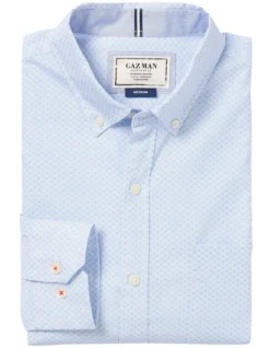 Casual Geo Print Pale Blue -Urban Edge Clothing Sales 891299980 5 720x928