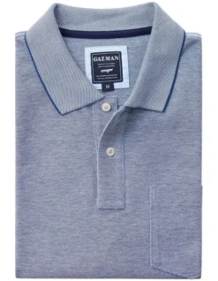 Oxford Pocket Polo In Navy -Urban Edge Clothing Sales 930699820 4 720x928