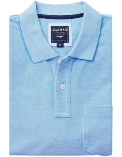 Oxford Pocket Polo In Blue -Urban Edge Clothing Sales 930699910 4 720x928
