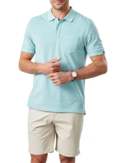 Oxford Pocket Polo In Green