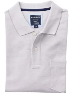 Oxford Pocket Polo In Pale Grey 7 Oxford Pocket Polo In Pale Grey -Urban Edge Clothing Sales 930700270 4 720x928