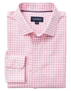 Non-Iron Check Long Sleeve Shirt In Pink 7 Non-Iron Check Long Sleeve Shirt In Pink -Urban Edge Clothing Sales 930703510 4 720x928