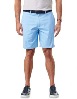 Comfort Twill Short In Blue