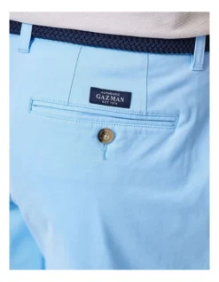 Comfort Twill Short In Blue -Urban Edge Clothing Sales 930704410 3 720x928