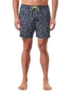 Paisley Swim Short In Navy