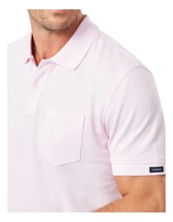 Oxford Pocket Polo In Pale Pink -Urban Edge Clothing Sales 930705220 3 720x928