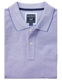 Oxford Pocket Polo In Violet -Urban Edge Clothing Sales 930759310 4 720x928