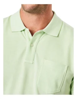 Oxford Pocket Polo In Lime -Urban Edge Clothing Sales 930759400 3 720x928
