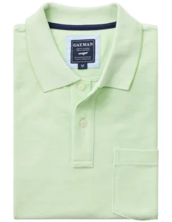 Oxford Pocket Polo In Lime -Urban Edge Clothing Sales 930759400 4 720x928