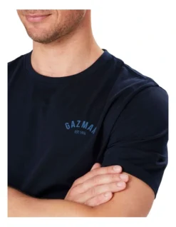 Heritage Logo Tee In Navy -Urban Edge Clothing Sales 930759760 3 720x928