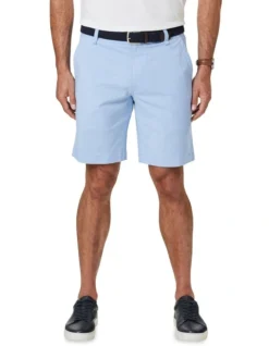 Active Houndstooth Short In Light Blue