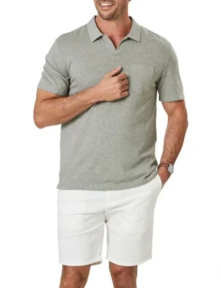 Resort Polo In Khaki