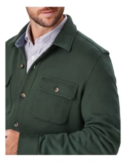Comfort Shacket In Green -Urban Edge Clothing Sales 978386950 3 720x928