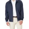 Modern Harrington Jacket In Navy Melange