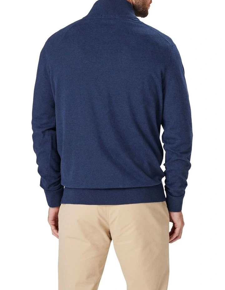 High Flex Half Zip Jumper In Blue 2 High Flex Half Zip Jumper In Blue - Image 2