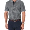 Smart Jacquard Polo In Navy