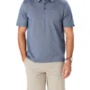 Smart Jacquard Polo In Blue
