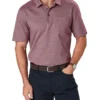 Smart Jacquard Polo Burgundy