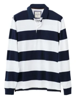 Block Stripe Rugby In Navy -Urban Edge Clothing Sales 978388930 4 720x928