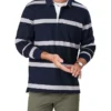 Bretton Stripe Rugby In Navy