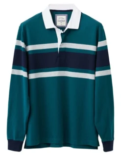 Chest Stripe Rugby In Forest -Urban Edge Clothing Sales 978389200 5 720x928