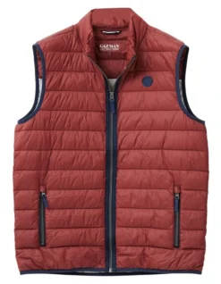 Lightweight Puffer Vest In Red -Urban Edge Clothing Sales 978389290 4 720x928