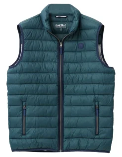 Lightweight Puffer Vest In Forest Green -Urban Edge Clothing Sales 978389380 4 720x928