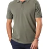 Classic Pique Polo In Green