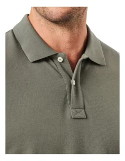Classic Pique Polo In Green -Urban Edge Clothing Sales 978396940 3 720x928