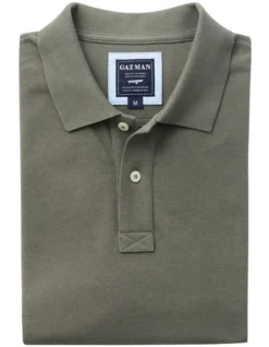 Classic Pique Polo In Green -Urban Edge Clothing Sales 978396940 4 720x928