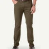 Stretch Bedford Cord Pants - Bison