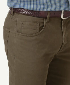 Stretch Bedford Cord Pants - Bison -Urban Edge Clothing Sales CTRBSR007 217 web 04