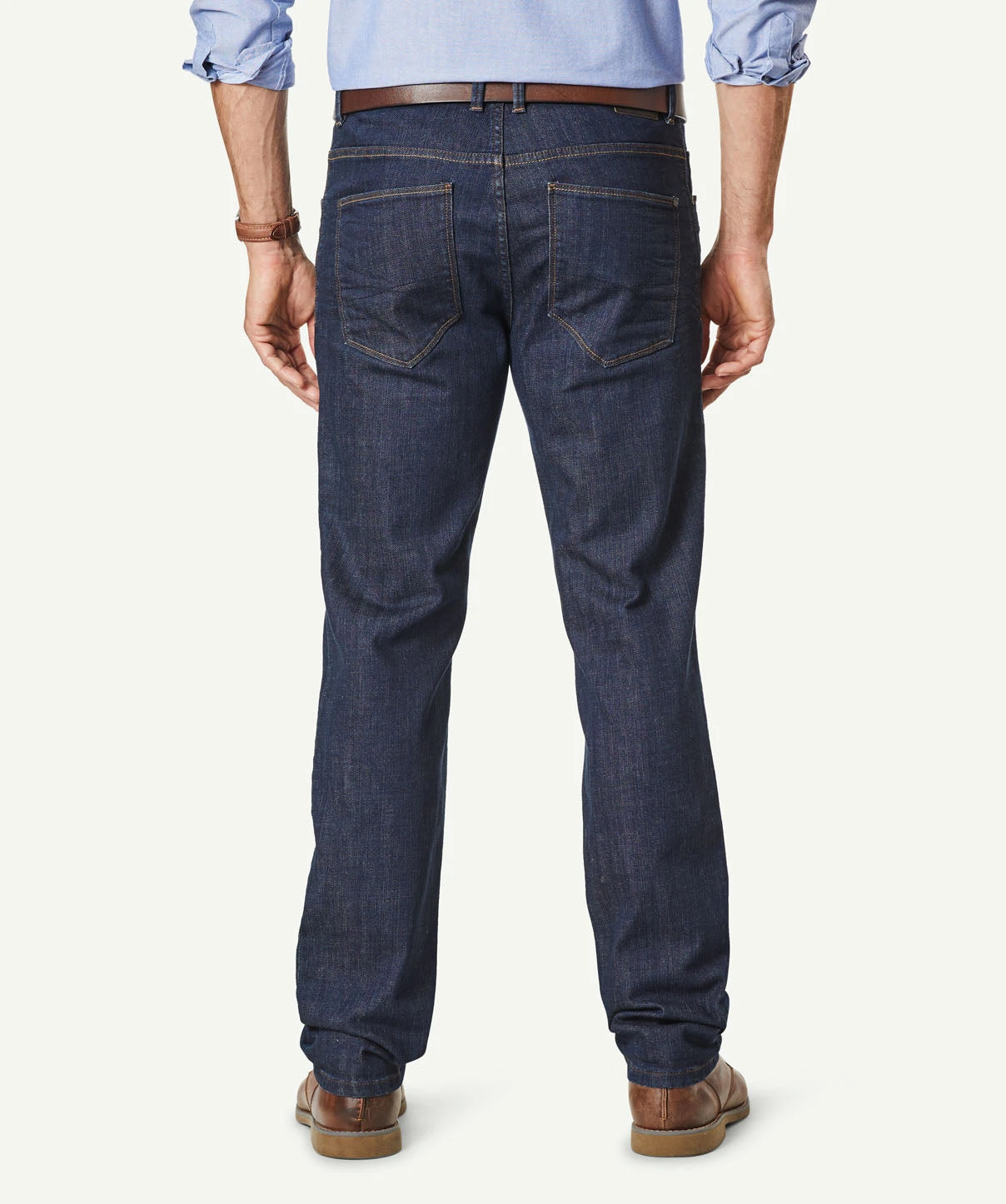 Straight Stretch Jeans - Dark Indigo 3 Straight Stretch Jeans - Dark Indigo - Image 3